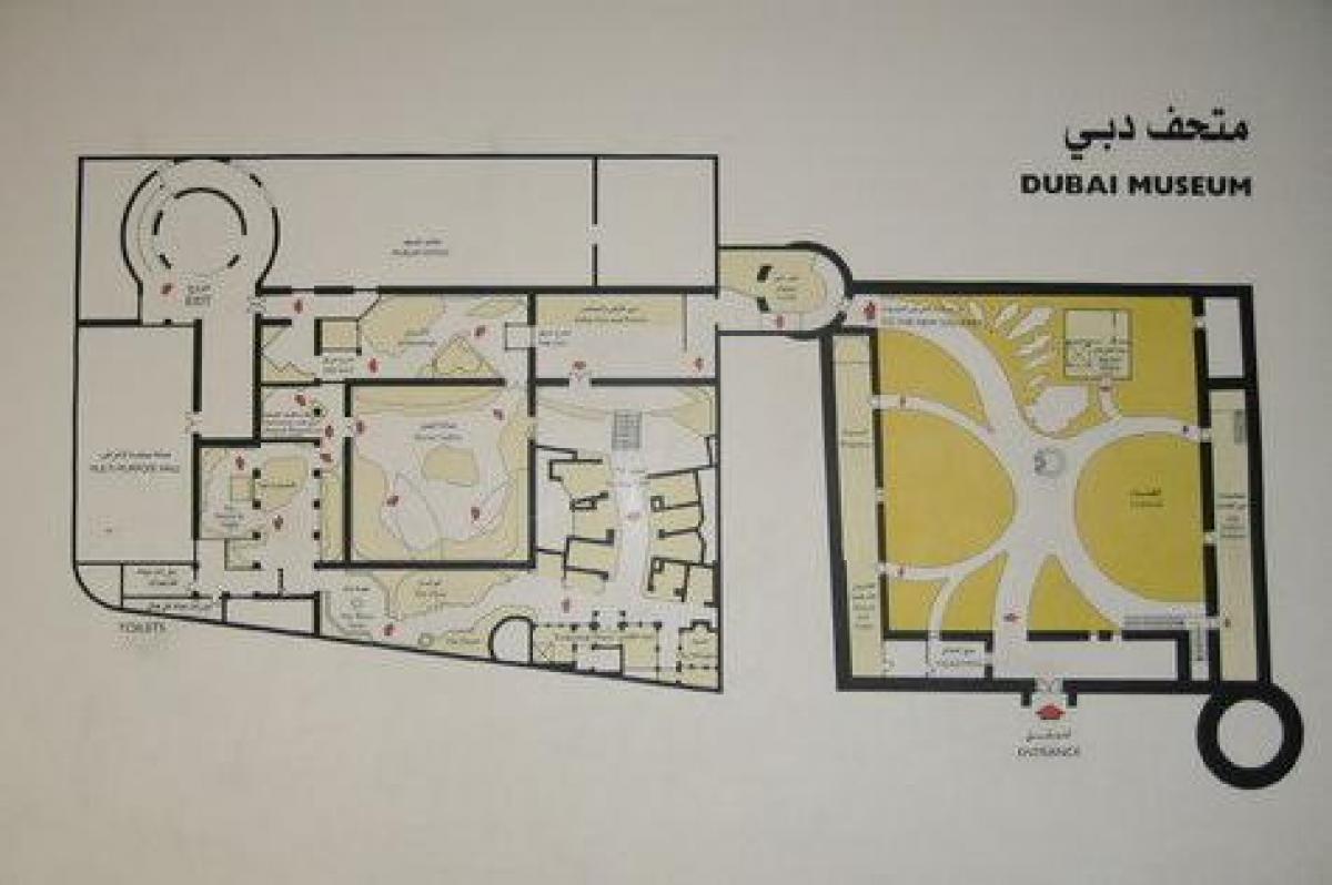 Muzeul Dubai localizare harta