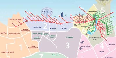 Harta Dubai cartiere