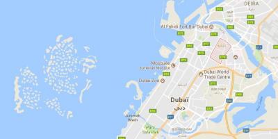 Karama Dubai arată hartă