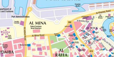 Dubai port hartă