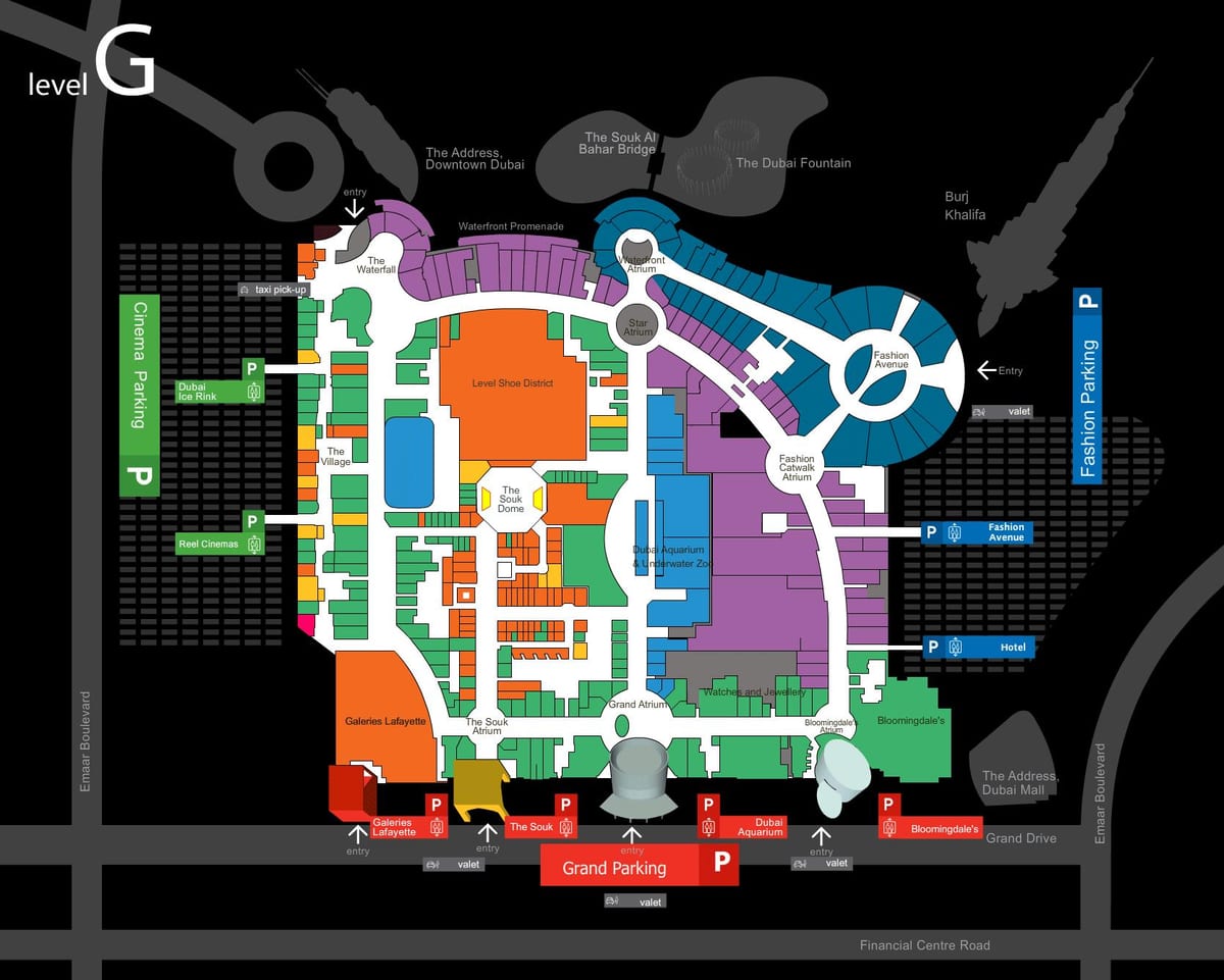 harta Dubai mall