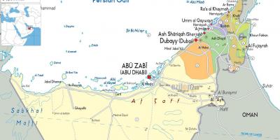Harta Dubai, emiratele arabe unite