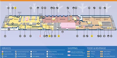 Dubai terminal 2 arată hartă