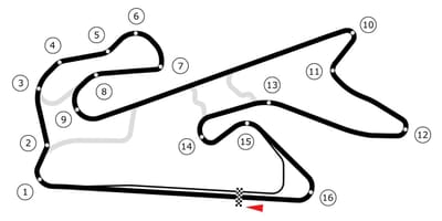 Harta Dubai autodrome