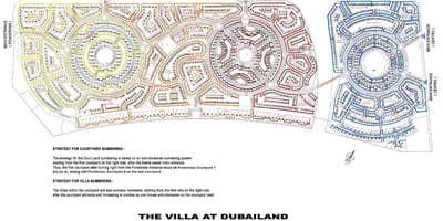 Vila Dubai localizare harta